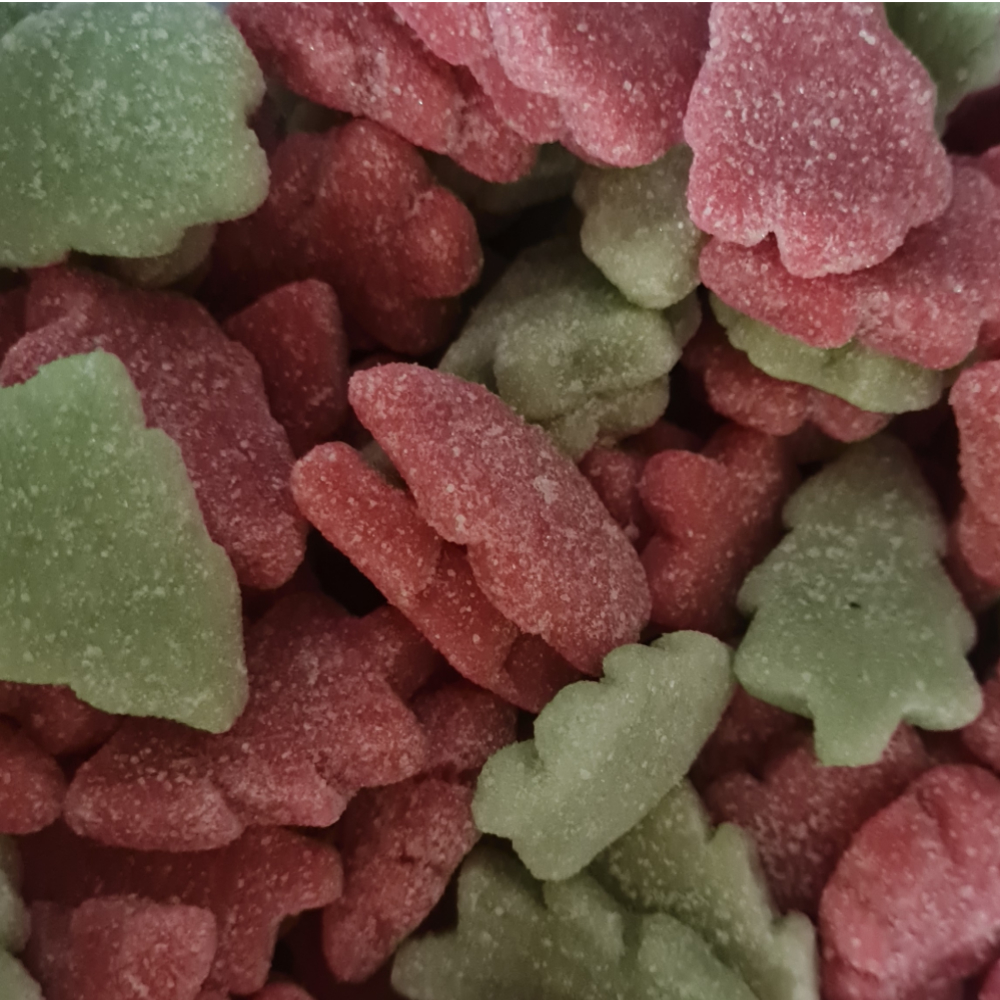 Red & Green Christmas Trees Pick & Mix Sweets Kingsway 100g